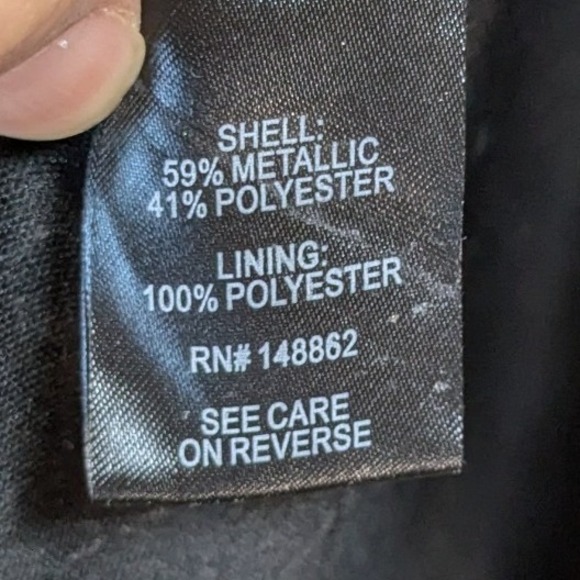 Torrid Dress Women's 10 Silver Metallic Knit Maxi V-Neck Smocked Festive Disco - Picture 6 of 7